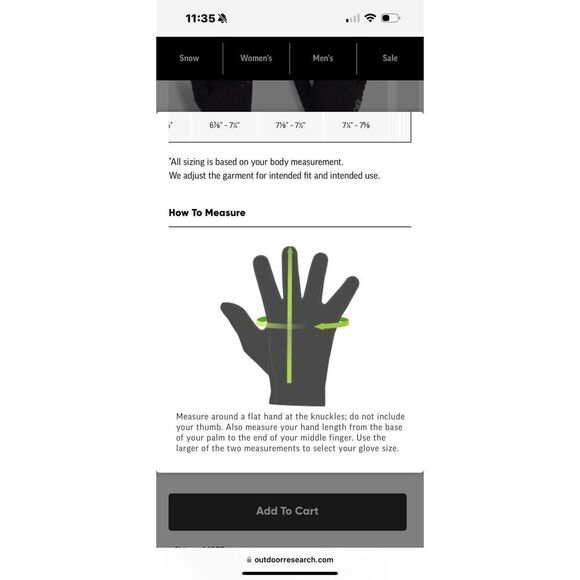 Outdoor Research Men's Sureshot Softshell Gloves Size XL - Black - NWT - Picture 9 of 9